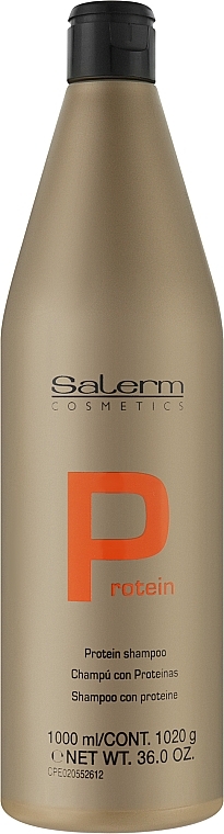 Протеїновий шампунь - Salerm Linea Oro Shampoo Protein — фото N3