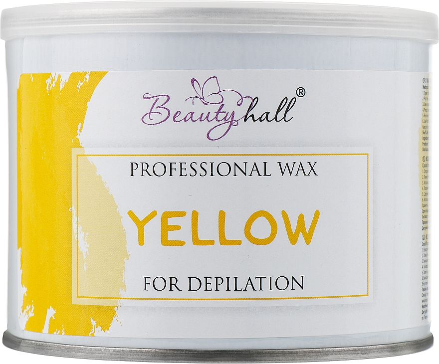 Воск для депиляции в банке "Желтый" - Beautyhall Yellow Professional Wax — фото N1