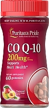 Пищевая добавка "Коэнзим Q-10" 200 мг, желейные пастилки, персик-манго - Puritan's Pride Q-Sorb Co Q-10 200mg Peach Mango Gummies — фото N1