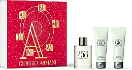 Парфумерія, косметика Giorgio Armani Acqua di Gio Pour Homme - Набір (edt/50ml + sh/gel/75ml + af/sh/balm/75ml)