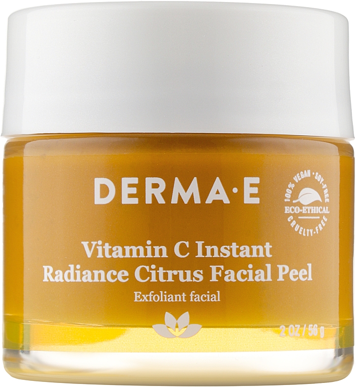 Осветляющий пилинг для лица цитрусовый - Derma E Vitamin С Instant Radiance Citrus Facial Peel