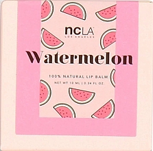 Бальзам для губ "Арбуз" - NCLA Beauty Balm Babe Watermelon Lip Balm — фото N4