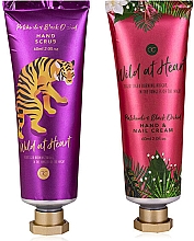 Набор - Accentra Wild at Heart hand Care Gift Set (h/scr/60ml + h/cr/60ml + bag) — фото N2