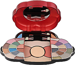 Духи, Парфюмерия, косметика УЦЕНКА Косметический набор, HB-2533R - Ruby Rose Deluxe Beauty Make Up Kit *