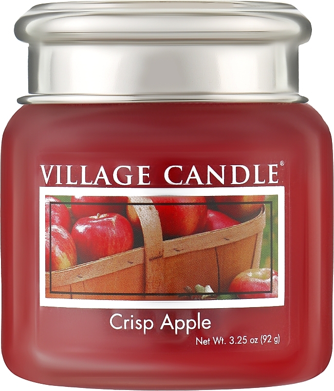 Ароматическая свеча в банке - Village Candle Crisp Apple — фото N1