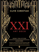 Clive Christian Noble XXI Art Deco Blonde Amber - Парфуми — фото N2