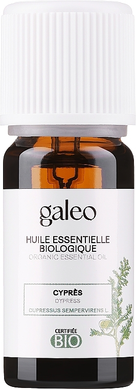 Органічна ефірна олія кипариса - Galeo Organic Essential Oil Cypress — фото N1