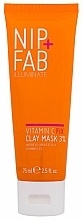Парфумерія, косметика Глиняна маска з вітаміном С - NIP+FAB Illuminate Vitamin C Fix Clay Mask 3%