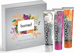 Парфумерія, косметика Набір - Biomed Dental Care Gift Set (toothpaste/3x100g)