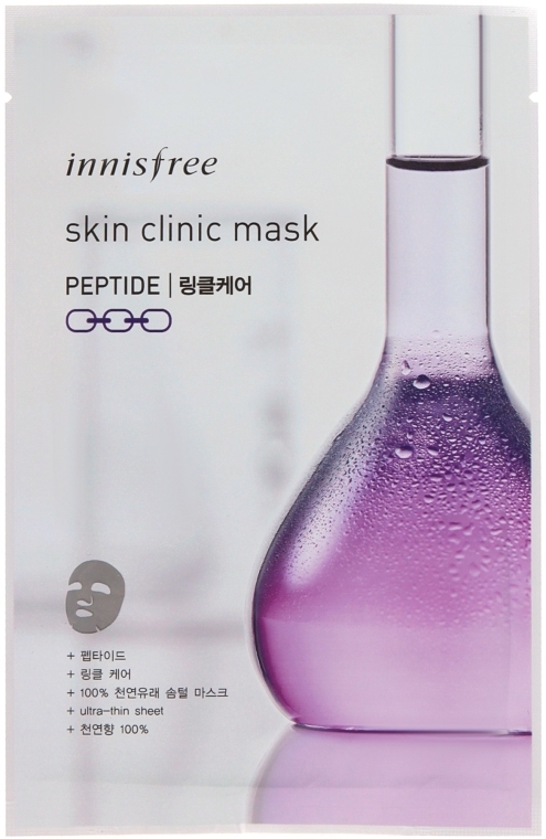 Тканевая маска с пептидами - Innisfree Skin Clinic Mask Peptide