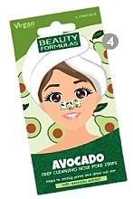 Полоски для носа - Beauty Formulas Avocado Deer Cleanser Nose Pore Strips — фото N1