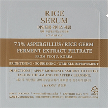 Увлажняющая ферментированная сыворотка - I'm From Rice Serum (пробник) — фото N2