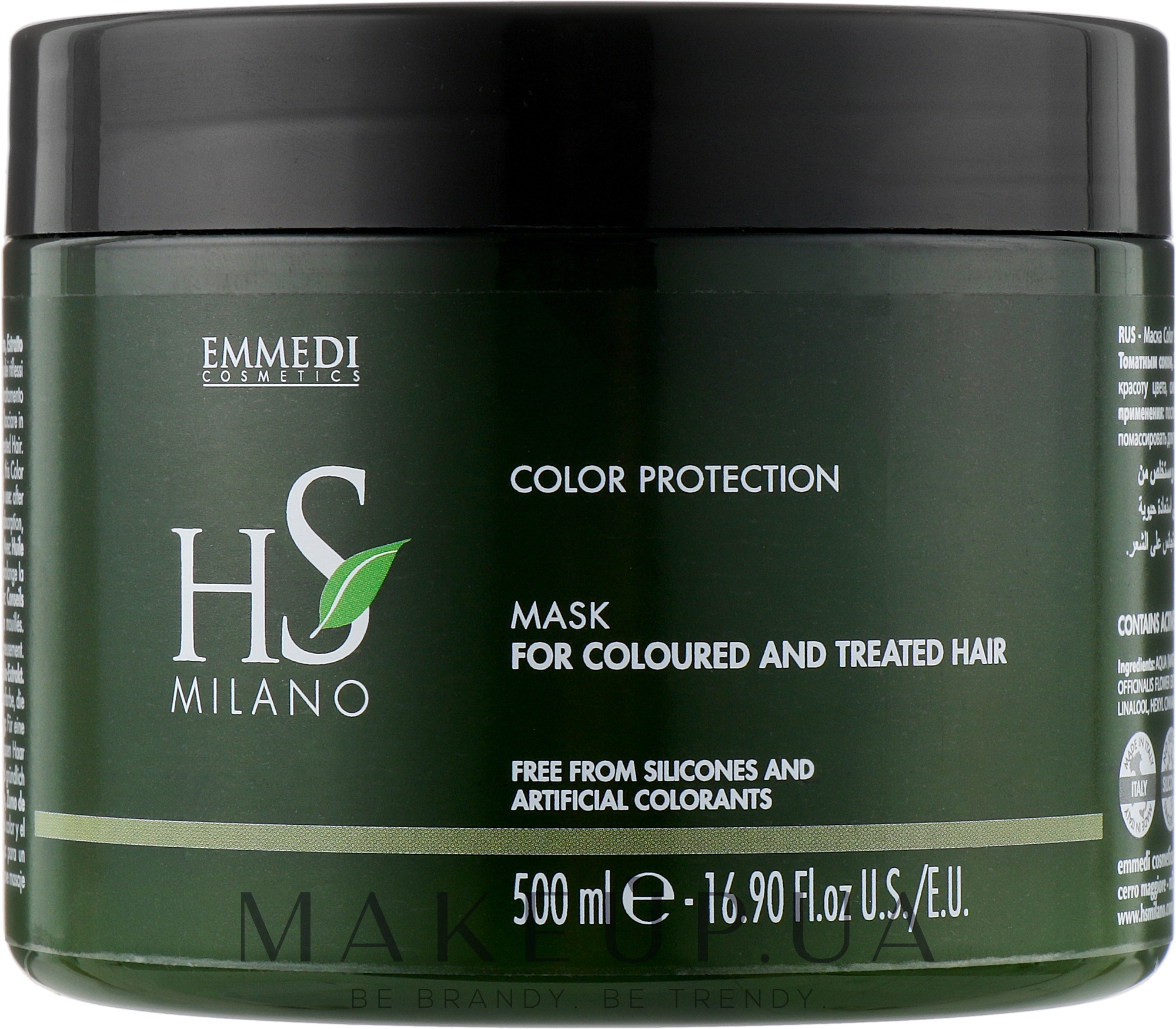 HS Milano Color Protection Mask For Coloured And Treated Hair - Маска для  окрашенных волос и после химического воздействия: купить по лучшей цене в  Украине | Makeup.ua
