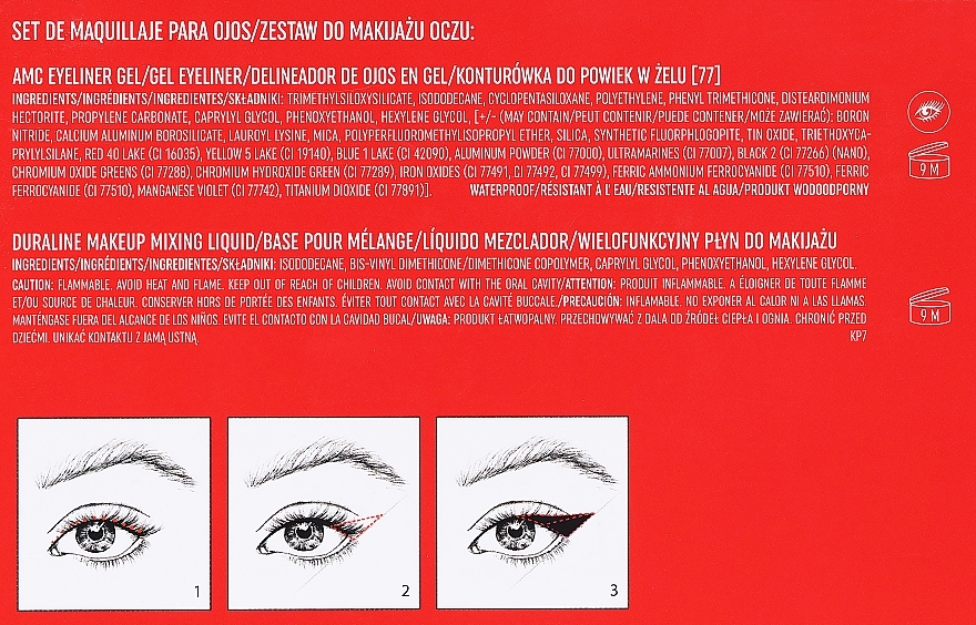Набор для макияжа глаз - Inglot Eye Makeup Set Killer Couple (luquid/9ml + eyeliner/5.5g) — фото N3