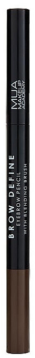 Олівець для брів - MUA Brow Define Eyebrow Pencil With Blending Brush — фото N1