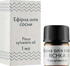 Духи, Парфюмерия, косметика Эфирное масло сосны - Richka Pinus Sylvestris Oil