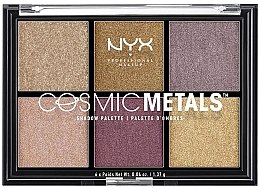 Духи, Парфюмерия, косметика УЦЕНКА Палетка теней - NYX Professional Makeup Cosmic Metals Shadow Palette *