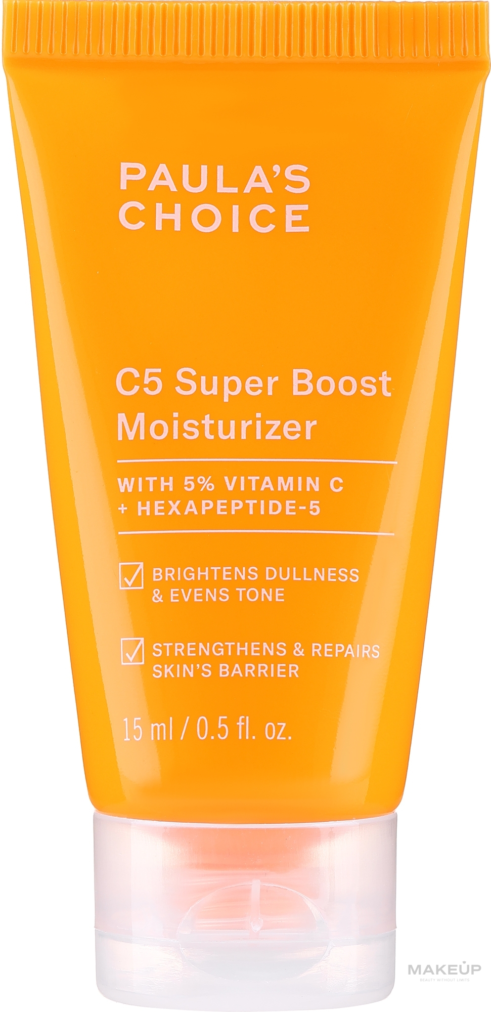 Нічний зволожувальний крем для обличчя - Paula's Choice C5 Super Boost Moisturizer Travel Size — фото 15ml