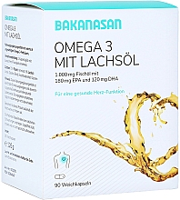 Парфумерія, косметика Харчова добавка "Омега-3" - Bakanasan Omega-3