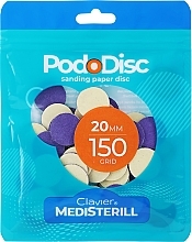 Парфумерія, косметика Змінні шліфувальні диски для педикюру M 150/20 мм - Clavier Medisterill PodoDisc