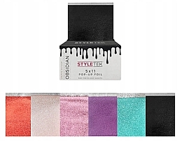 Рифленая алюминиевая фольга 5x11, ограниченный выпуск, 500 листов - StyleTek Limited Edition Paint The Rainbow Coloring Foil — фото N3