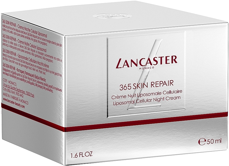 Ліпосомальний клітинний нічний крем для обличчя - Lancaster 365 Skin Repair Liposomal Cellular Night Cream — фото N3