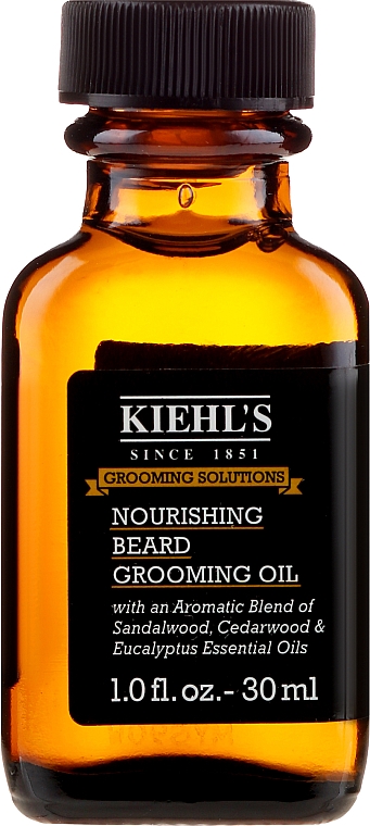 Живильна олія для бороди - Kiehl's Nourishing Beard Grooming Oil — фото N2