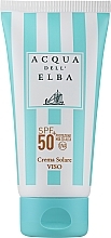 Духи, Парфюмерия, косметика Крем для лица - Acqua Dell'Elba Face Sun Cream SPF 50