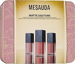 Парфумерія, косметика Набір - Mesauda Matte Couture Kit (lipstick/3pcs)