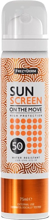 Солнцезащитный спрей для лица - Frezyderm Sun Screen On The Move SPF50 — фото N1