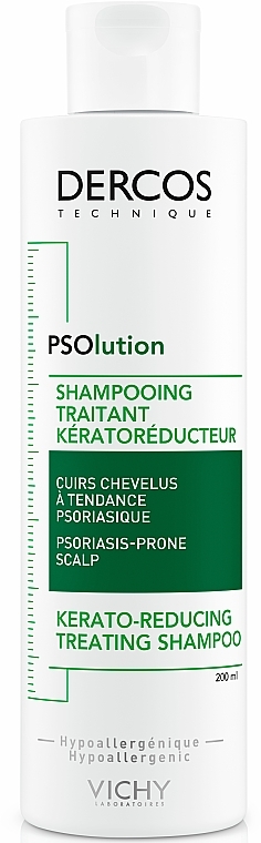 УЦЕНКА  Кератолитический шампунь для кожи головы с проявлениями шелушения и зуда - Vichy Dercos PSOlution * — фото N1
