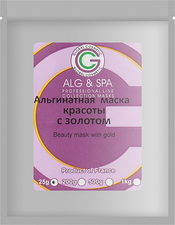 Альгинатная маска стимулирующая для лица и тела - ALG & SPA Professional Line Collection Masks Stimulating Peel off Mask — фото N1