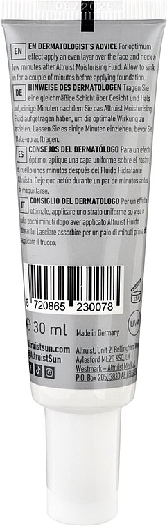 Сонцезахисний праймер для обличчя - Altruist Dermatologist Primer SPF50 — фото N3