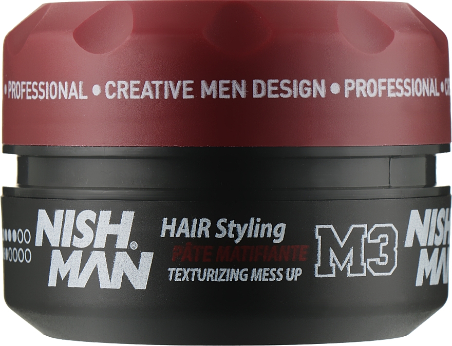 Паста для волосся, матова - Nishman Hair Styling Matte Paste M3 — фото N2