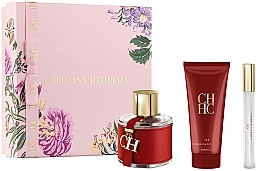 Парфумерія, косметика Carolina Herrera CH - Набір (edt/100ml + edt/10ml + b/lot/100ml)