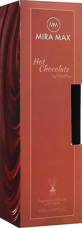 Аромадиффузор + тестер - Mira Max Hot Chocolate Fragrance Diffuser With Reeds — фото N1