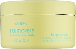 Скраб для тела "Бергамот" - Pupa Fruit Lovers Bergamot Bio Body Scrub — фото N1