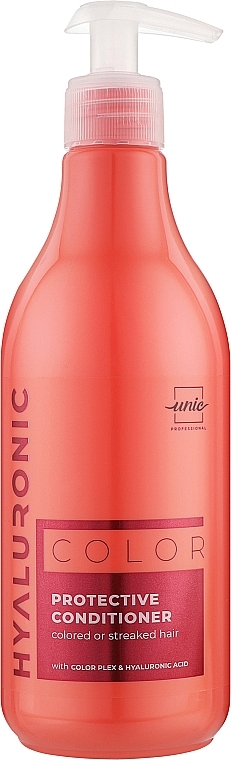 Кондиционер для защиты окрашенных и мелированных волос - Unic Hyaluronic Color Protective Conditioner — фото N1