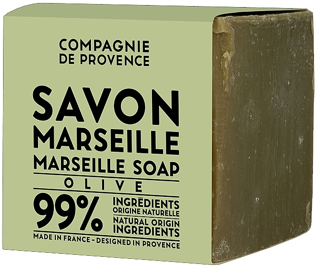 Мило "Оливкове" - Compagnie De Provence Marseille Olive Soap Cube — фото N2