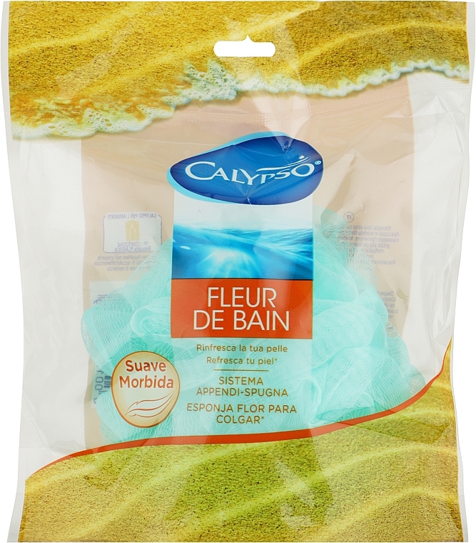 Губка для ванни, м'ятна - Calypso Fleur De Bain — фото N1