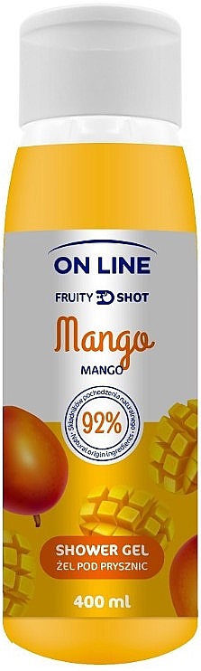Гель для душу "Манго" - On Line Fruity Shot Mango Shower Gel — фото N1