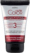 Парфумерія, косметика Відтінковий кондиціонер для волосся "Mahogany & Red Shades" - Joanna Ultra Color System