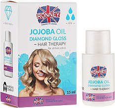 Олія жожоба для волосся - Ronney Jojoba Oil Diamond Gloss Hair Therapy — фото N1