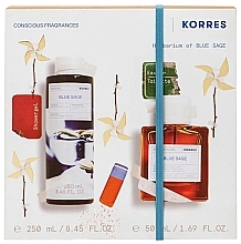 Korres Blue Sage - Набір (edt/50ml + sh/gel/250ml) — фото N1