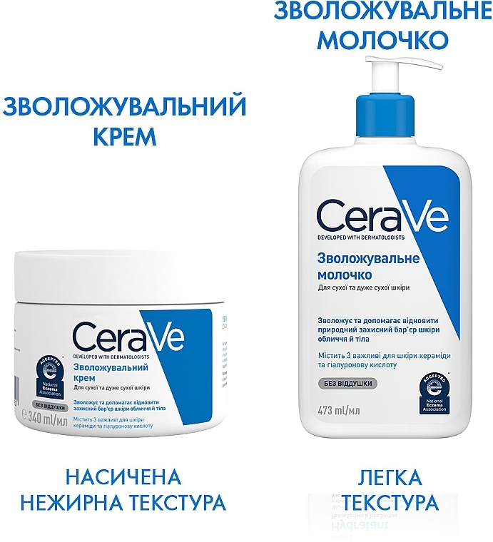 УЦЕНКА Увлажняющий крем для сухой и очень сухой кожи лица и тела - CeraVe Moisturising Cream * — фото N20