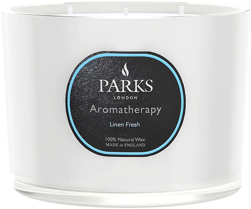 Ароматична свічка - Parks London Aromatherapy Linen Fresh Candle — фото N3