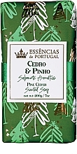 Парфумерія, косметика Натуральне мило "Сосна та кедр" - Essencias De Portugal Pine & Ceder Sunted Soap