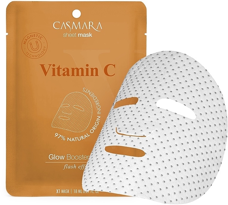 Маска-бустер «Сяйво» з вітаміном С - Casmara Vitamin C Glow Booster Mask — фото N1
