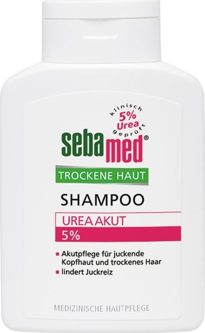 Шампунь для сухих волос с мочивеной 5% - Sebamed Dry Skin Hair Shampoo 5% Urea