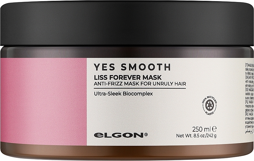 Маска для придания гладкости волос - Elgon Yes Smooth Liss Forever Mask — фото N2